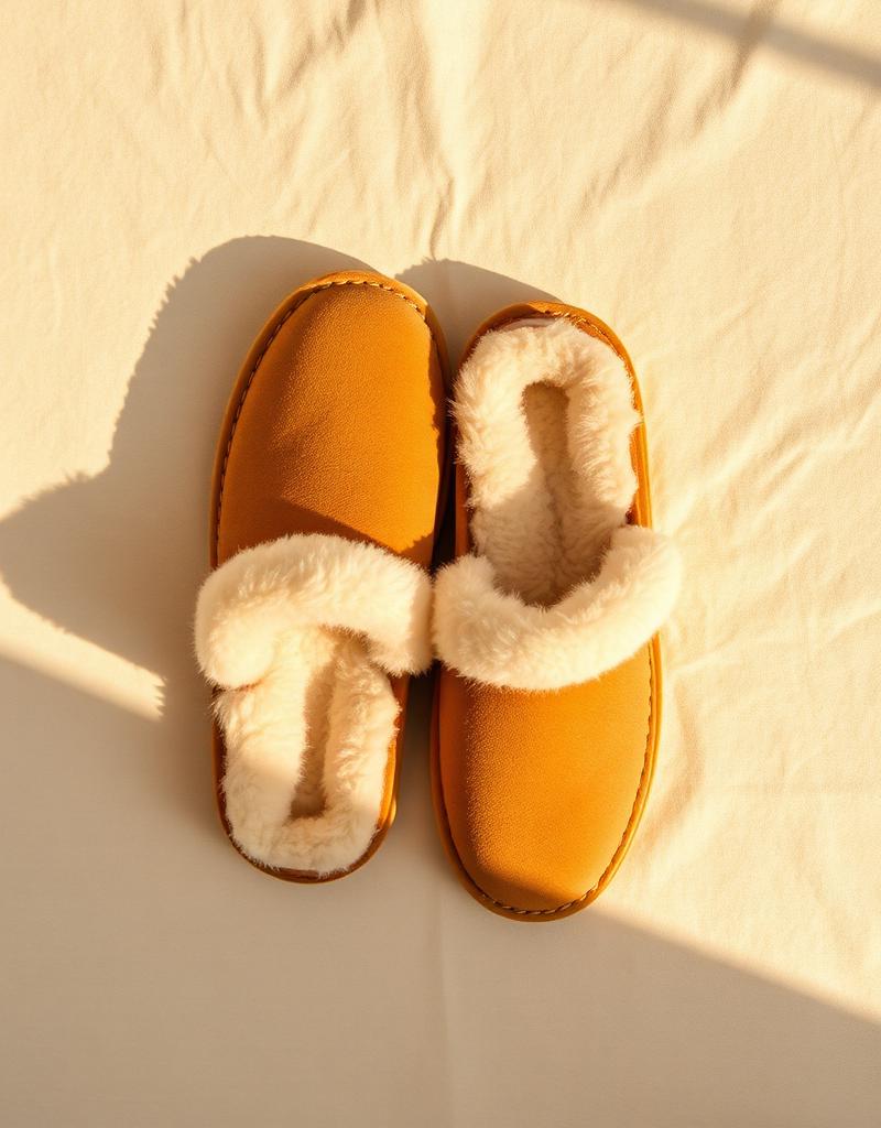 Shearling Suede Slipper